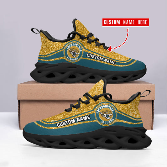 Ideafootwear Jacksonville Jaguars NFL Max Soul Shoes Sneakers For Men And Women