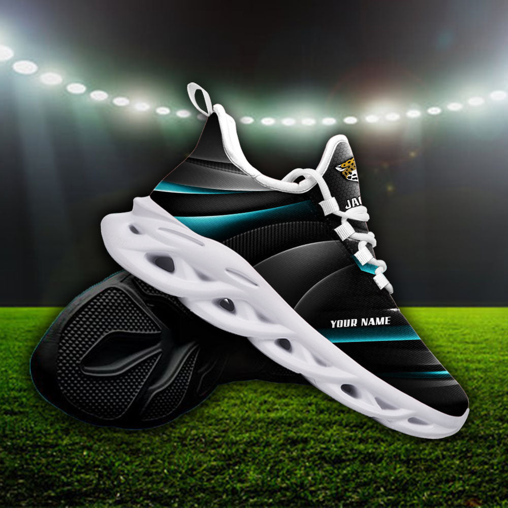 Ideafootwear Jacksonville Jaguars NFL Max Soul Shoes Sneakers For Men And Women