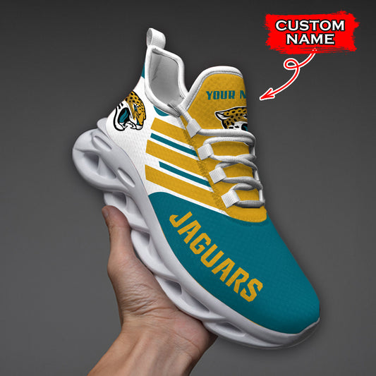 Ideafootwear Jacksonville Jaguars NFL Max Soul Shoes Sneakers For Men And Women