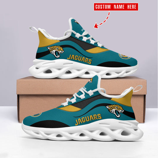 Ideafootwear Jacksonville Jaguars NFL Max Soul Shoes Sneakers For Men And Women