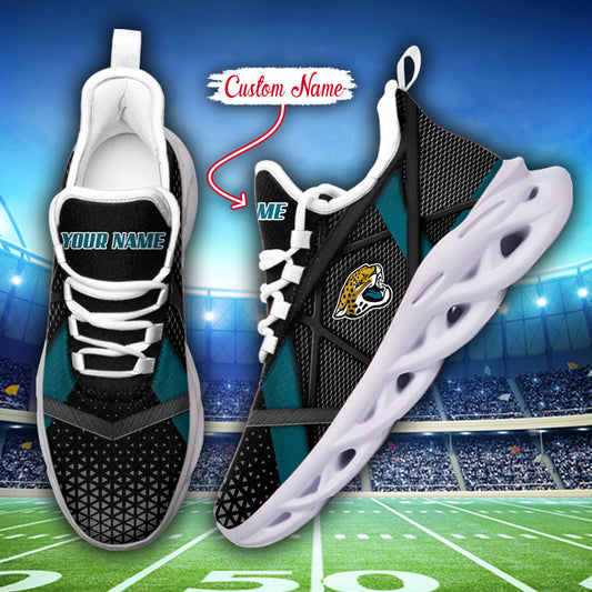 Ideafootwear Jacksonville Jaguars NFL Max Soul Shoes Sneakers For Men And Women
