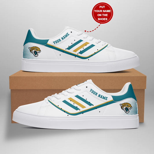 Ideafootwear Jacksonville Jaguars Skate Stan Shoes Sneakes For Men And Women