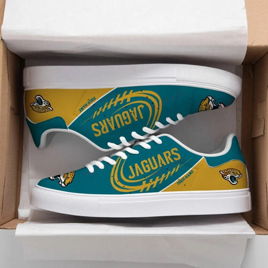 Ideafootwear Jacksonville Jaguars Skate Stan Shoes Sneakes For Men And Women