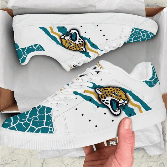 Ideafootwear Jacksonville Jaguars Skate Stan Shoes Sneakes For Men And Women