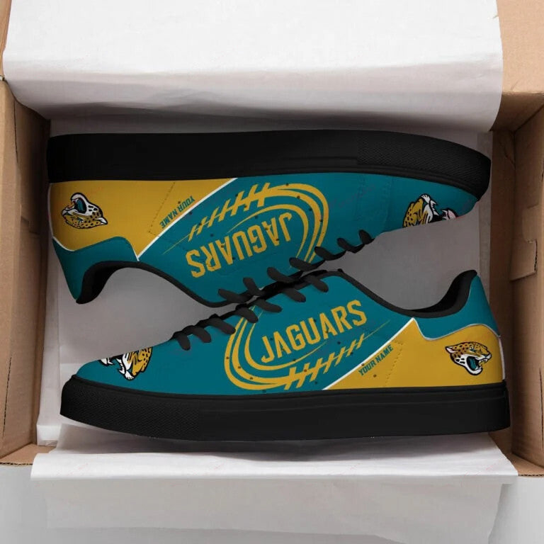 Ideafootwear Jacksonville Jaguars Skate Stan Shoes Sneakes For Men And Women