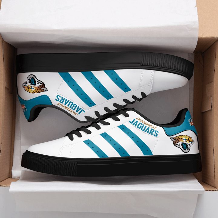 Ideafootwear Jacksonville Jaguars Skate Stan Shoes Sneakes For Men And Women