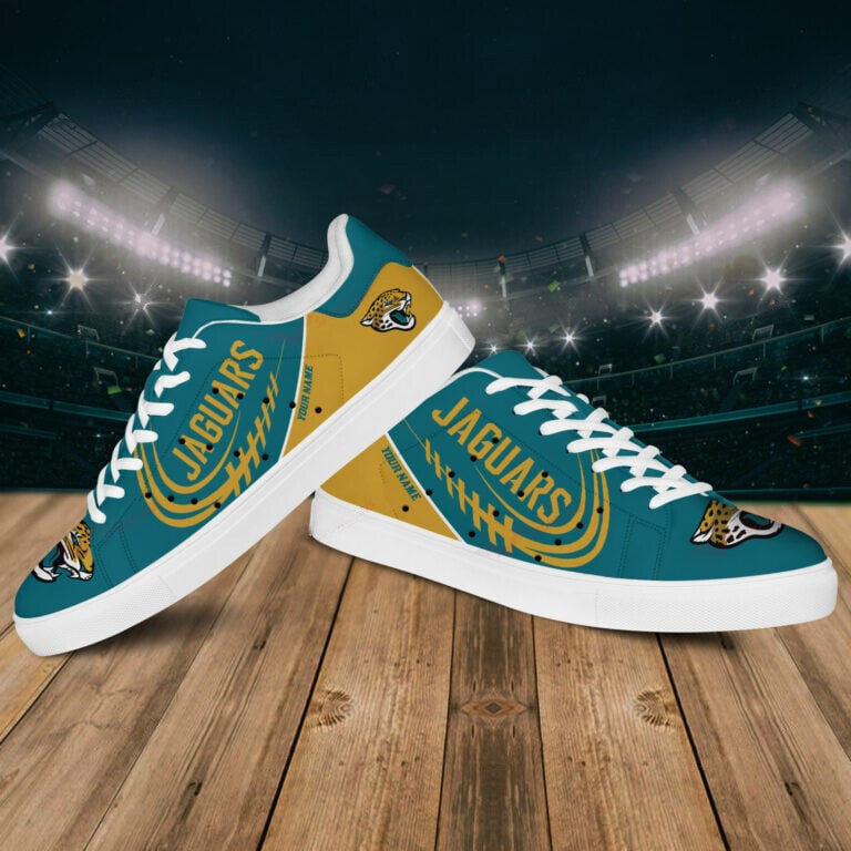 Ideafootwear Jacksonville Jaguars Skate Stan Shoes Sneakes For Men And Women
