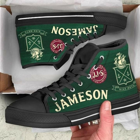 Ideafootwear Jameson High Top Canvas Sneakers Shoes For Men And Women