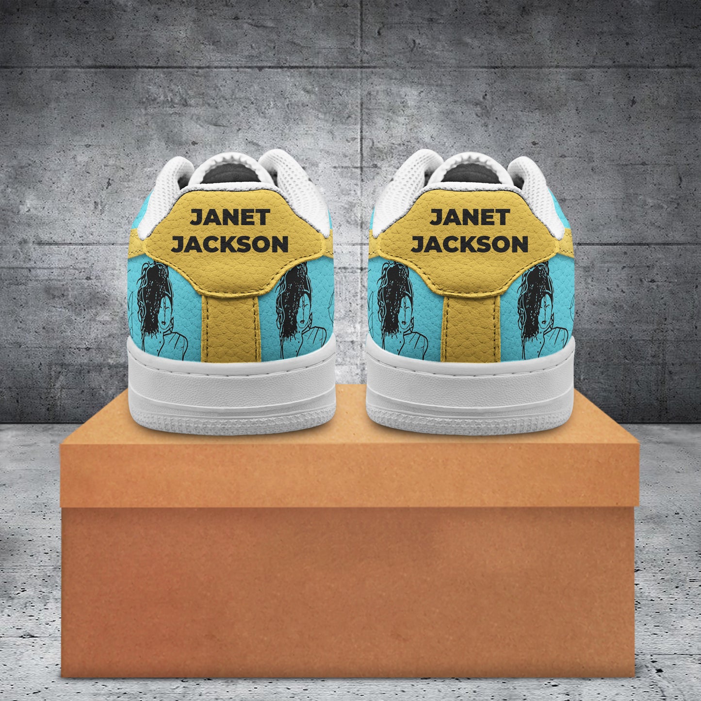 Ideafootwear Janet Jackson Air Low-Top Sneakers Shoes For Men And Women