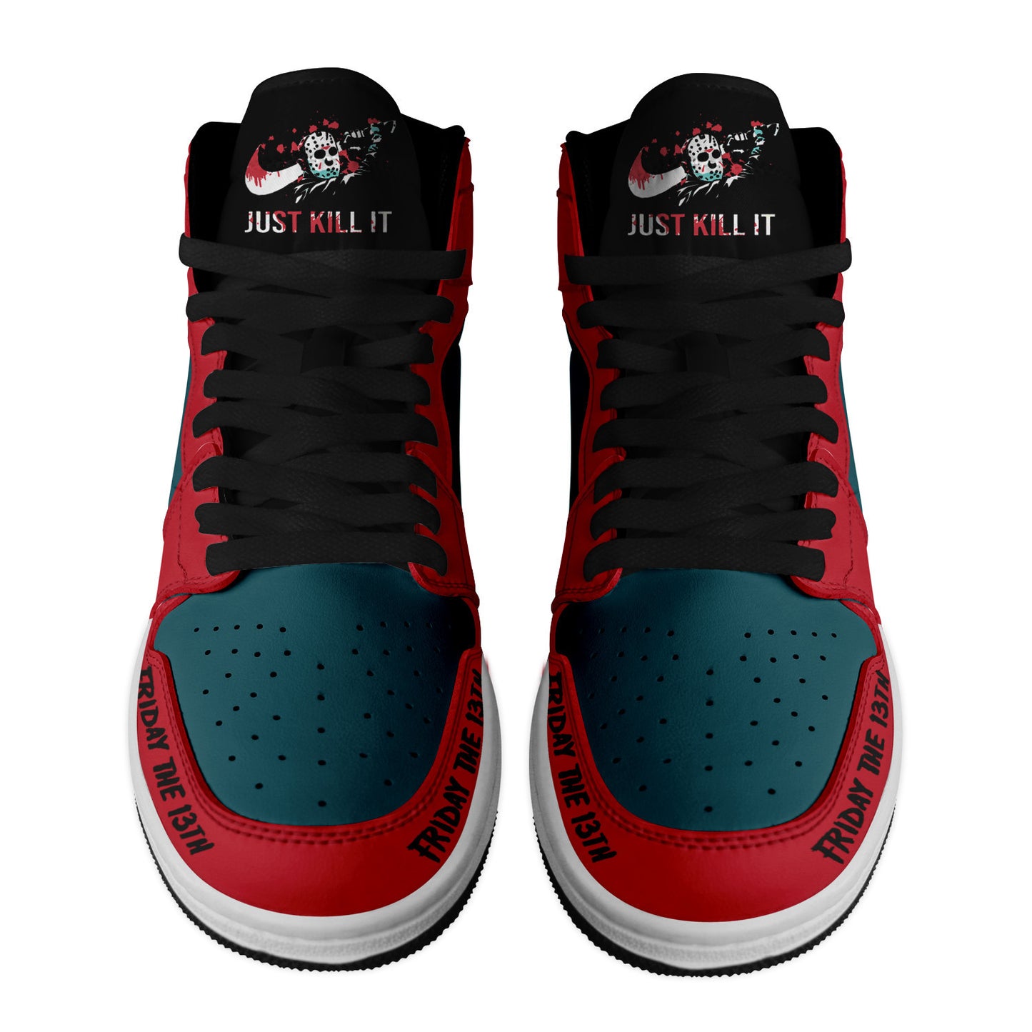 Ideafootwear Jason Voorhees AJ1 High Sneakers Shoes For Men And Women