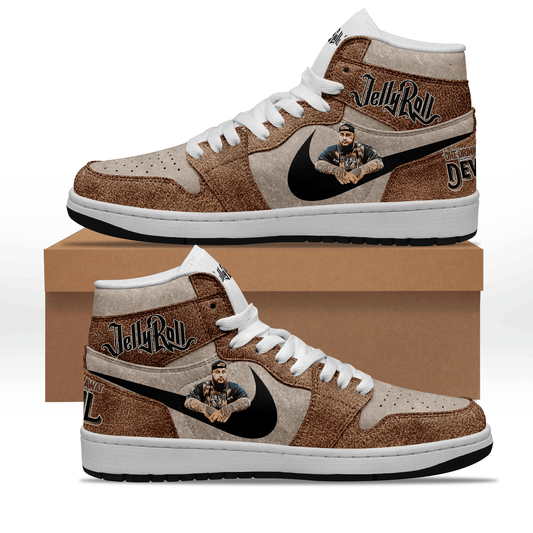 Ideafootwear Jelly Roll AJ1 High Sneakers Shoes For Men And Women
