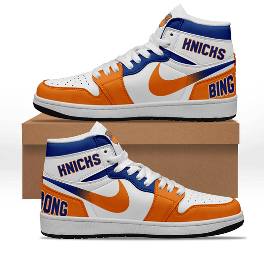 Ideafootwear New York Knicks AJ1 High Sneakers Shoes For Men And Women