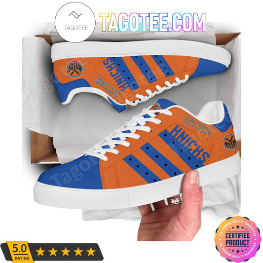 Ideafootwear New York Knicks Skate Stan Shoes Sneakes For Men And Women