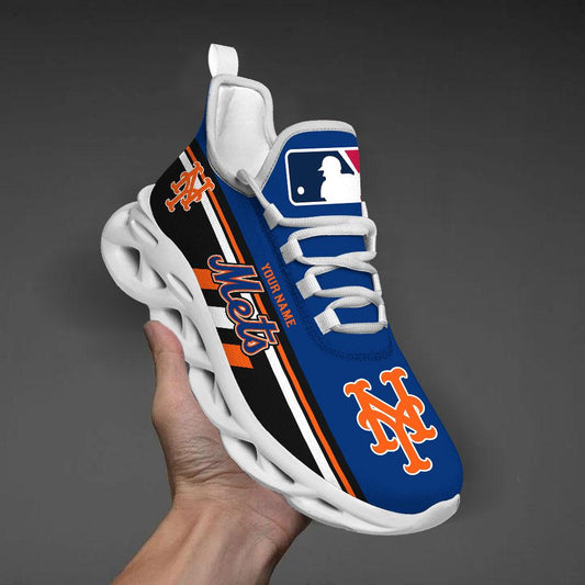 Ideafootwear New York Mets Max Soul Shoes Sneakers For Men And Women