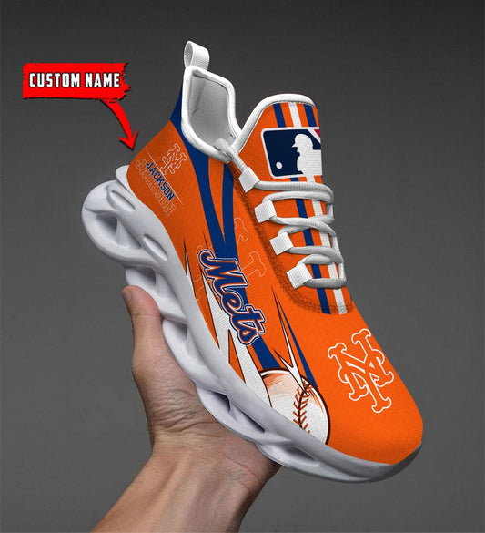 Ideafootwear New York Mets Max Soul Shoes Sneakers For Men And Women