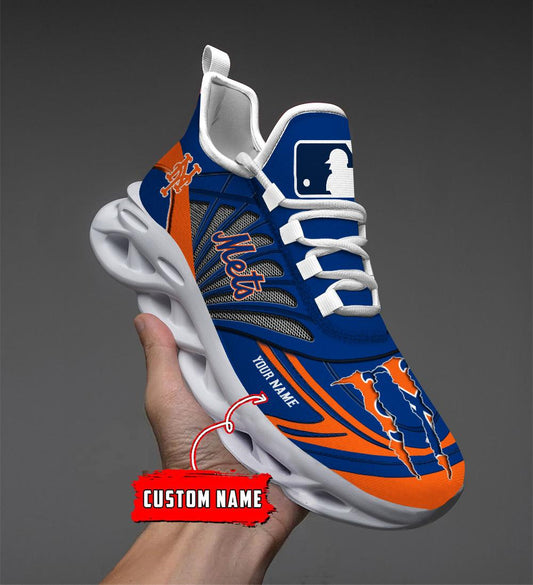 Ideafootwear New York Mets Max Soul Shoes Sneakers For Men And Women