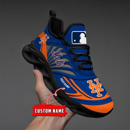 Ideafootwear New York Mets Max Soul Shoes Sneakers For Men And Women