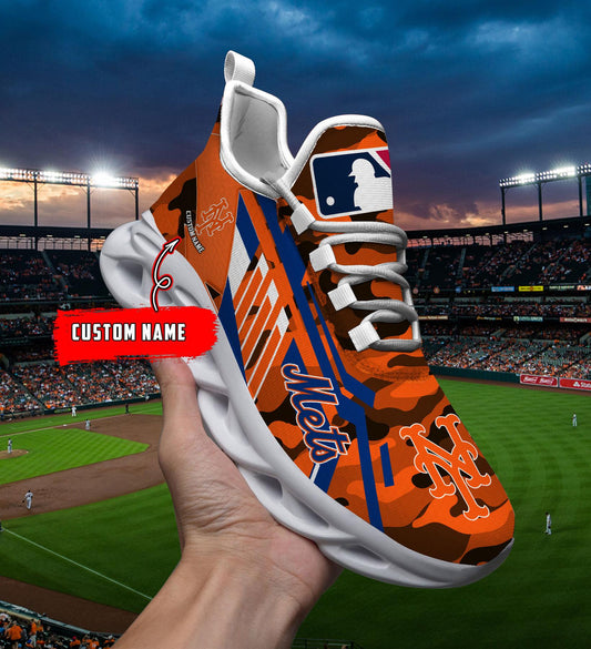 Ideafootwear New York Mets Max Soul Shoes Sneakers For Men And Women