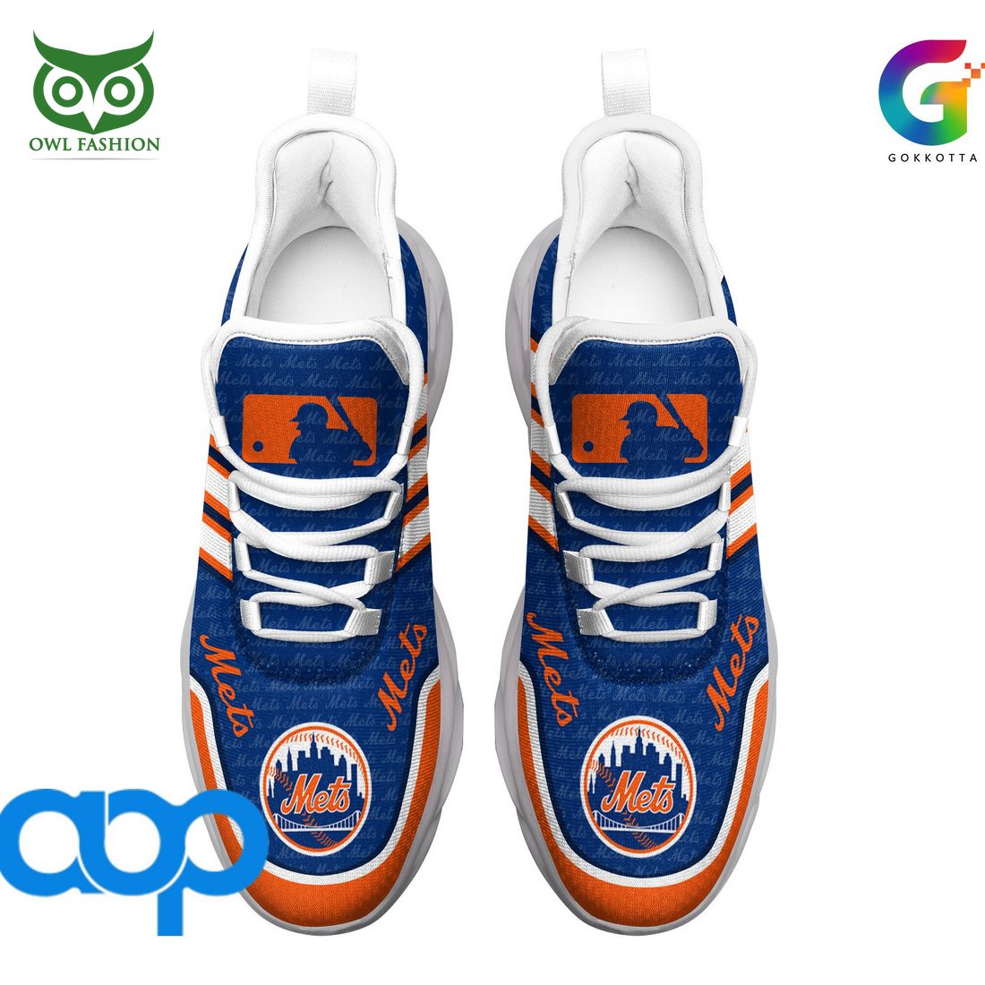 Ideafootwear New York Mets Max Soul Shoes Sneakers For Men And Women