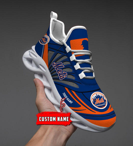 Ideafootwear New York Mets Max Soul Shoes Sneakers For Men And Women