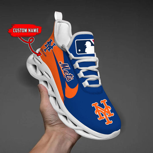 Ideafootwear New York Mets Max Soul Shoes Sneakers For Men And Women