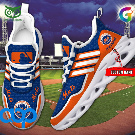 Ideafootwear New York Mets Max Soul Shoes Sneakers For Men And Women