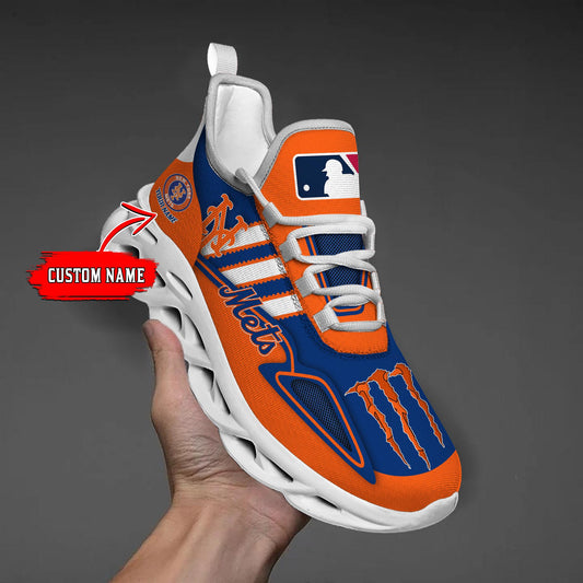Ideafootwear New York Mets Max Soul Shoes Sneakers For Men And Women