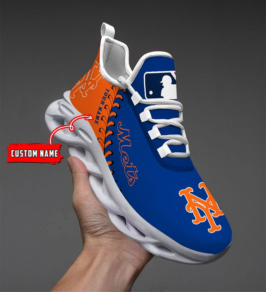 Ideafootwear New York Mets MLB Max Soul Shoes Sneakers For Men And Women