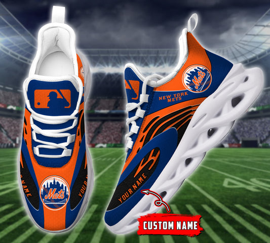Ideafootwear New York Mets MLB Max Soul Shoes Sneakers For Men And Women