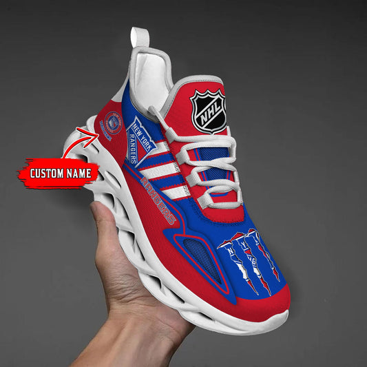 Ideafootwear New York Rangers Max Soul Shoes Sneakers For Men And Women