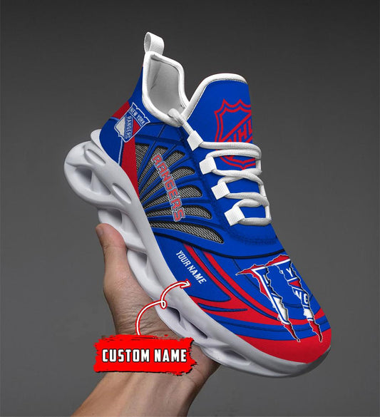 Ideafootwear New York Rangers Max Soul Shoes Sneakers For Men And Women