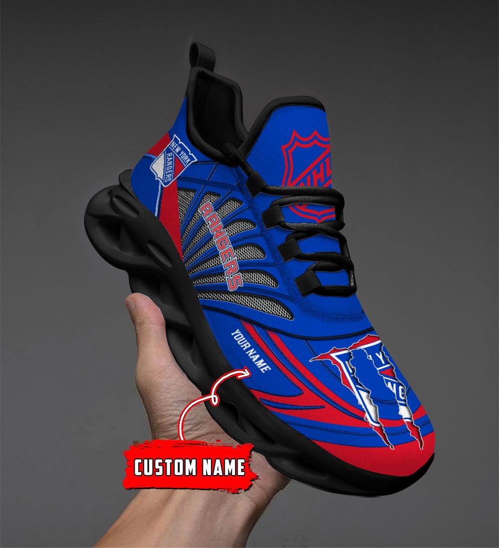 Ideafootwear New York Rangers Max Soul Shoes Sneakers For Men And Women