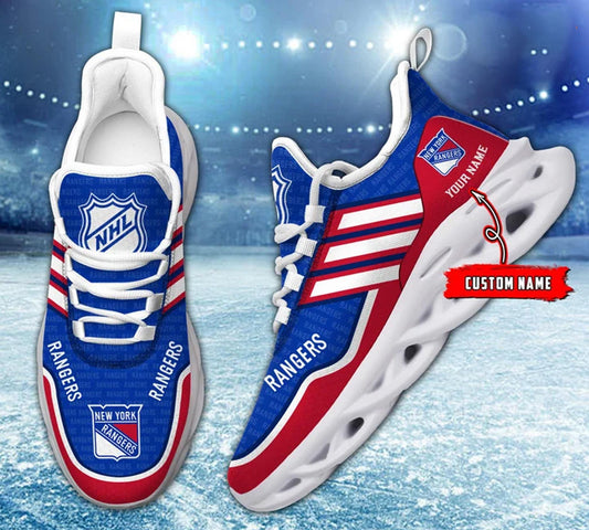 Ideafootwear New York Rangers Max Soul Shoes Sneakers For Men And Women