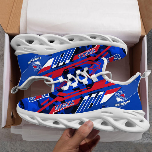 Ideafootwear New York Rangers Max Soul Shoes Sneakers For Men And Women