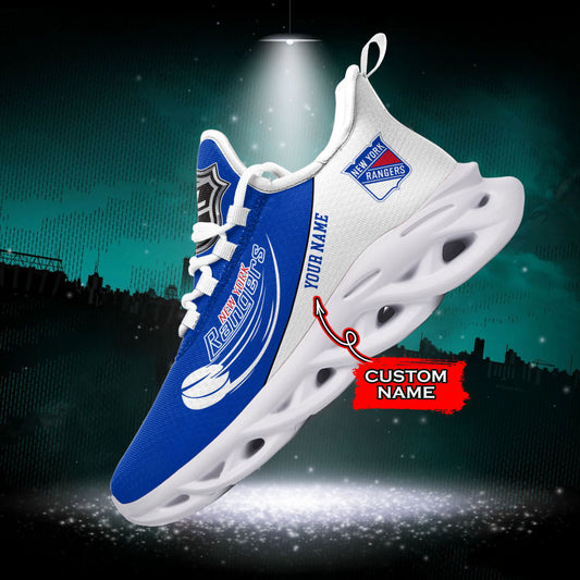 Ideafootwear New York Rangers NHL Max Soul Shoes Sneakers For Men And Women