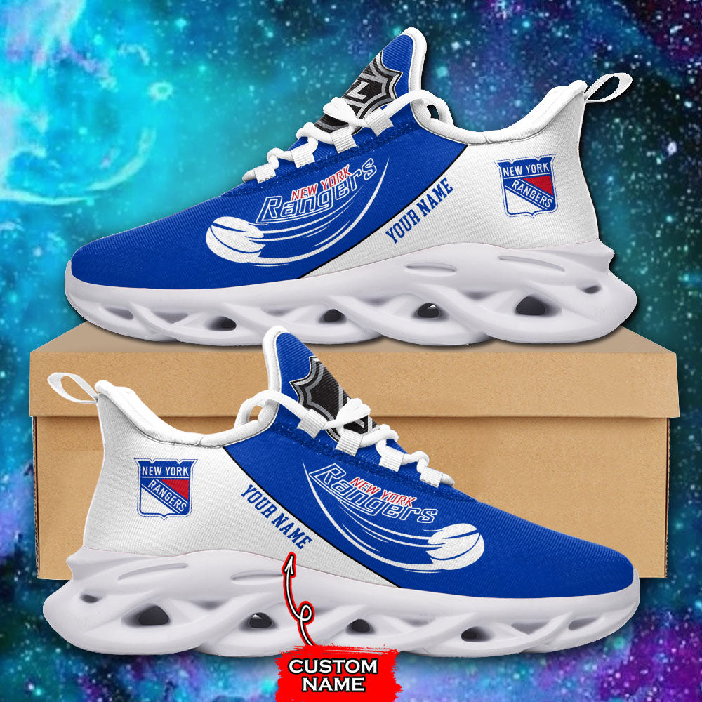 Ideafootwear New York Rangers NHL Max Soul Shoes Sneakers For Men And Women