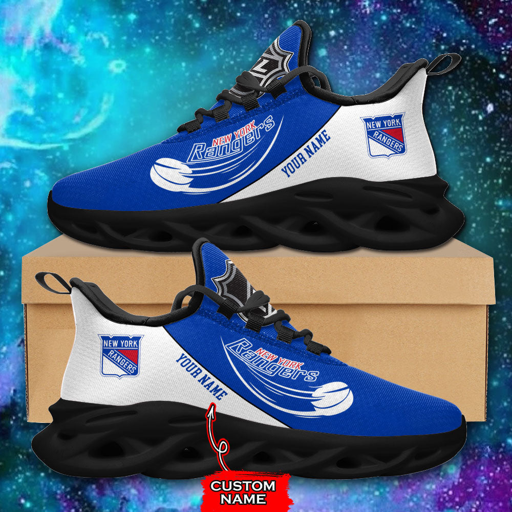 Ideafootwear New York Rangers NHL Max Soul Shoes Sneakers For Men And Women