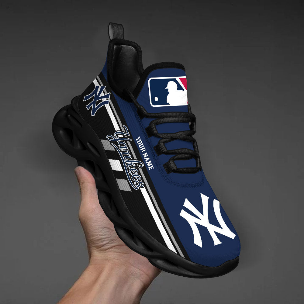 Ideafootwear New York Yankees Max Soul Shoes Sneakers For Men And Women