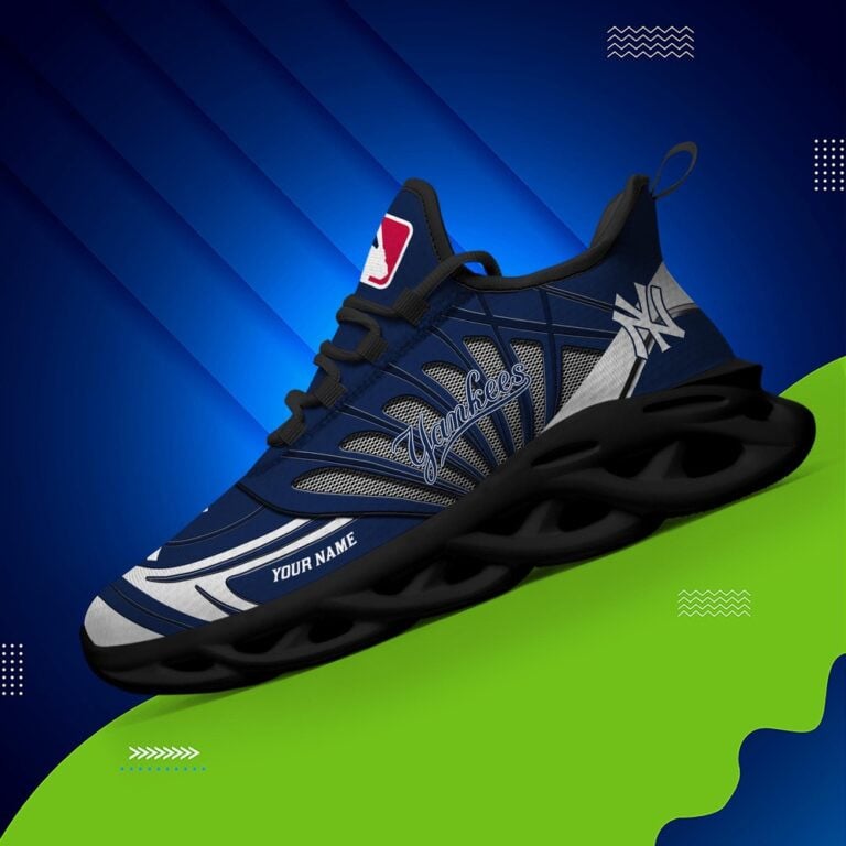 Ideafootwear New York Yankees Max Soul Shoes Sneakers For Men And Women