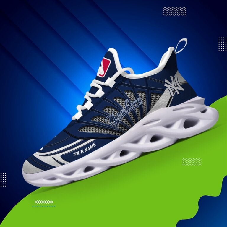 Ideafootwear New York Yankees Max Soul Shoes Sneakers For Men And Women