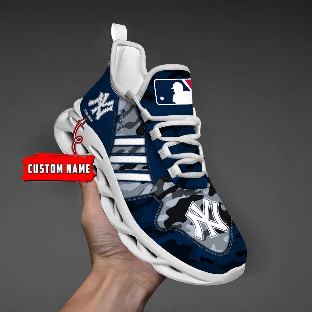 Ideafootwear New York Yankees Max Soul Shoes Sneakers For Men And Women