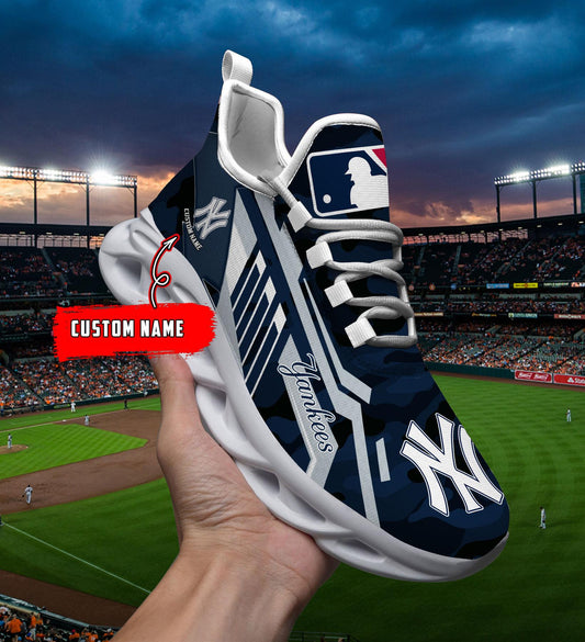 Ideafootwear New York Yankees Max Soul Shoes Sneakers For Men And Women