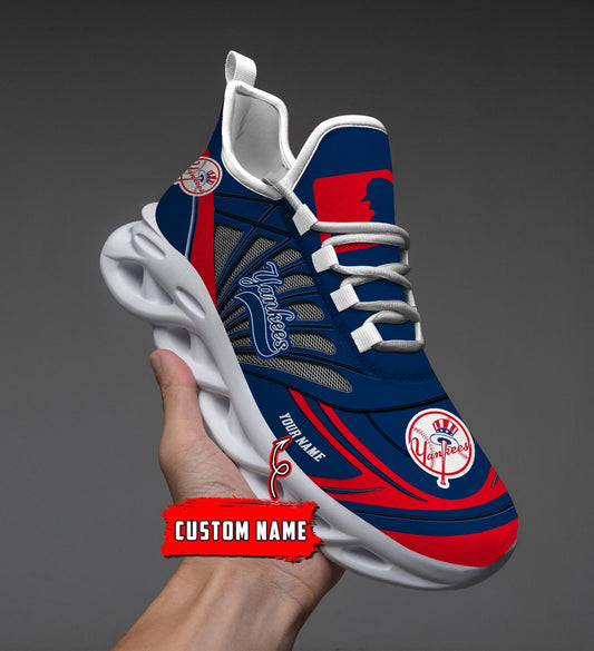 Ideafootwear New York Yankees Max Soul Shoes Sneakers For Men And Women