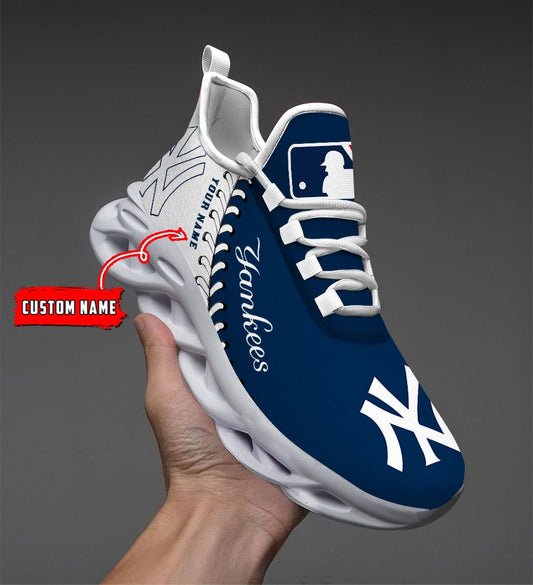 Ideafootwear New York Yankees MLB Max Soul Shoes Sneakers For Men And Women
