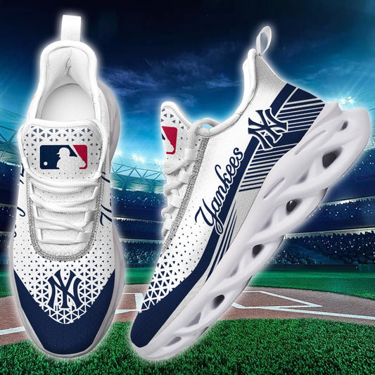 Ideafootwear New York Yankees MLB Max Soul Shoes Sneakers For Men And Women