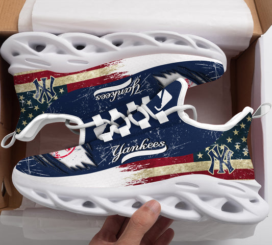 Ideafootwear New York Yankees MLB Max Soul Shoes Sneakers For Men And Women