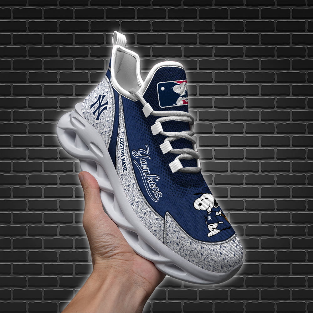 Ideafootwear New York Yankees MLB Max Soul Shoes Sneakers For Men And Women