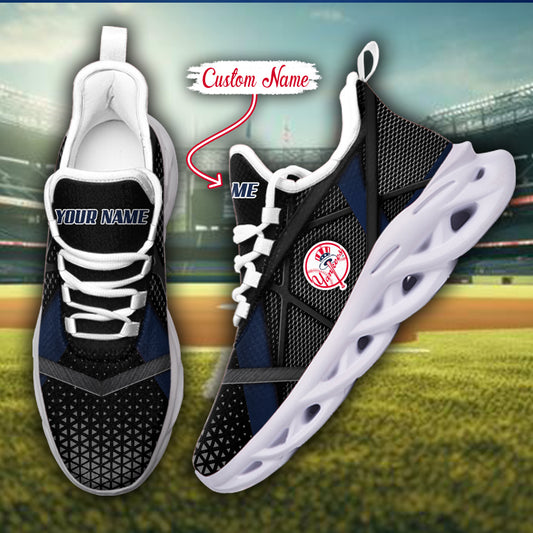 Ideafootwear New York Yankees MLB Max Soul Shoes Sneakers For Men And Women