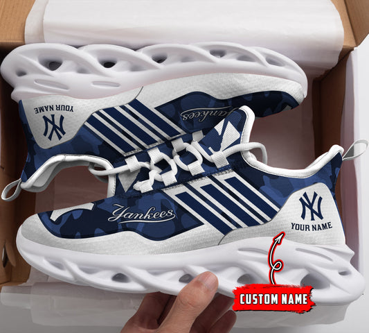 Ideafootwear New York Yankees MLB Max Soul Shoes Sneakers For Men And Women