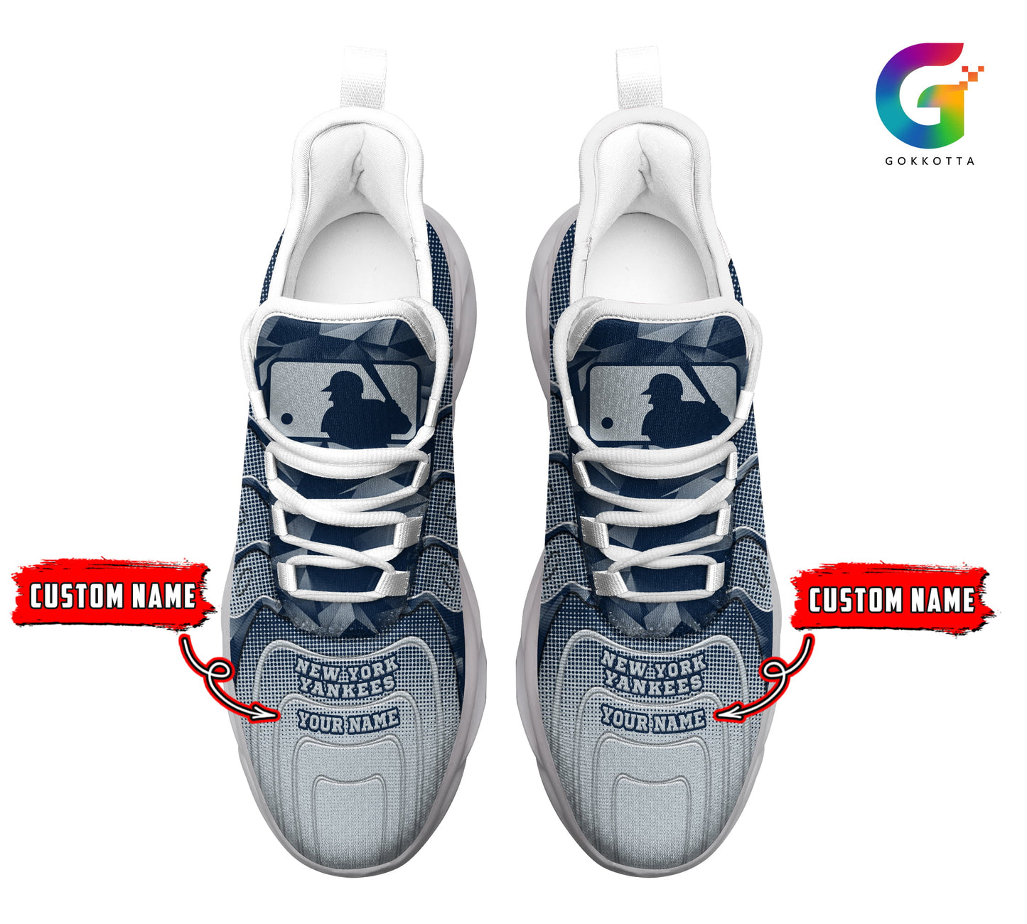 Ideafootwear New York Yankees NCAA Max Soul Shoes Sneakers For Men And Women